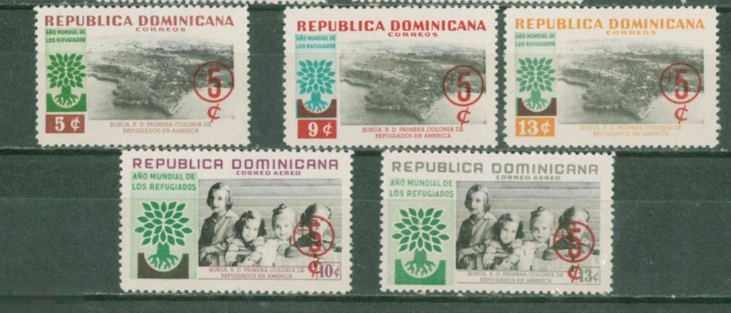 Доминиканская республика 1960 Mi# 717 - 721 Беженцы MNH