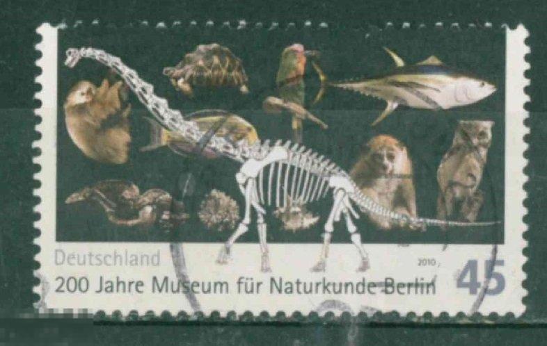ФРГ 2010 Mi#   Доисторическая фауна Юбилей музея истории природы