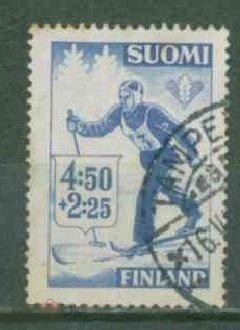 Финляндия 1945  Mi# 289 Лыжник   vf