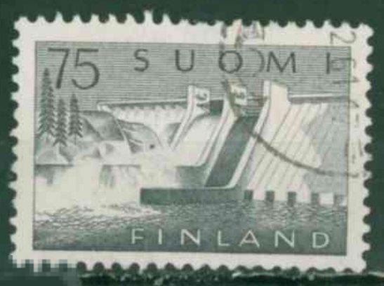 Финляндия 1959 Mi#  508  Плотина гаш da