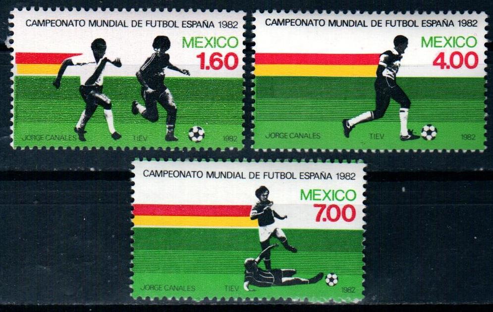 Мексика 1982 футбол ЧМ Испания, MNH