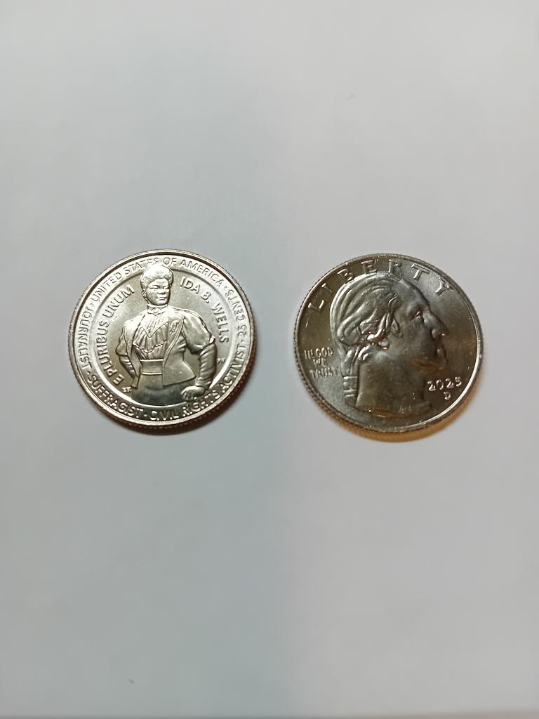 США 25 центов 2025 г., Американские женщины - Ида Белл Уэллс. Новинка!