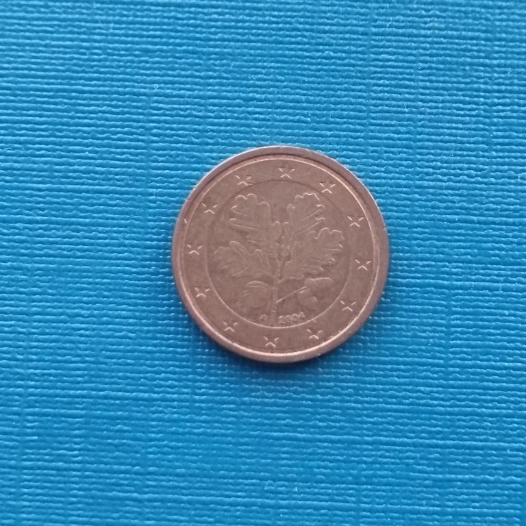 Германия 2 евро цента 2004 год. G  лот 23