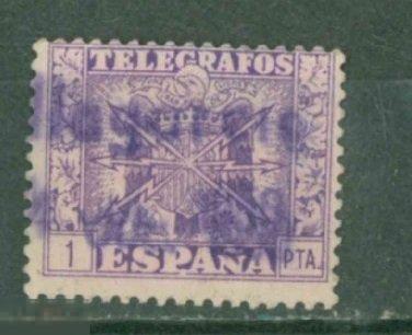 Испания 1949 YT # TE 93  Телеграфная марка 2  Гаш