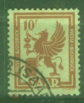 Саар 1949 Мi# 279 Стандарт vf