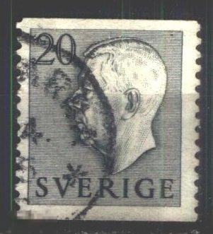 Швеция 1961   Mi# 425  Стандарт Король Густав VI  гаш 2