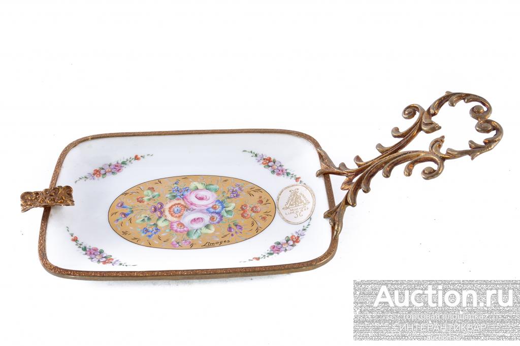 Фарфоровое блюдо для сервировки, Франция 24АБ234