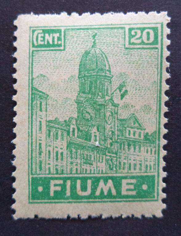 Фиуме 1919 г.    20 с.  **    к.2