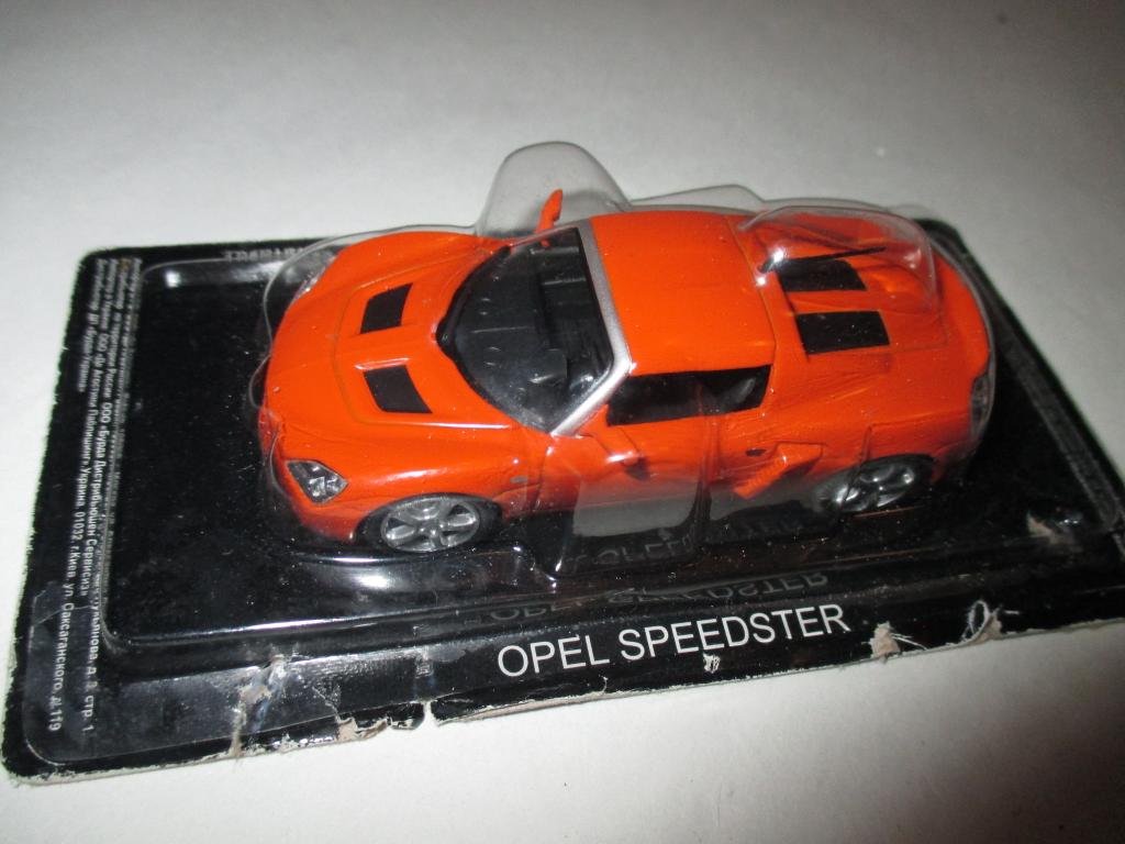 модель авто 1-43 OPEL SPEEDSTER / ОПЕЛЬ СПИДСТЕР (автомобили Мира - DeAgostini), читайте описание!!!