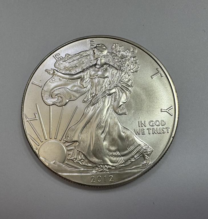 США 1 доллар 2012 Шагающая свобода СЕРЕБРО