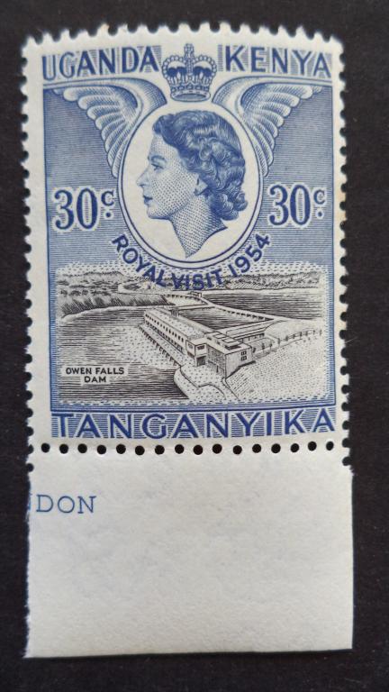 КУТ Кения Уганда Танганьика 1954 г. визит 30с. поле  **   Л.44