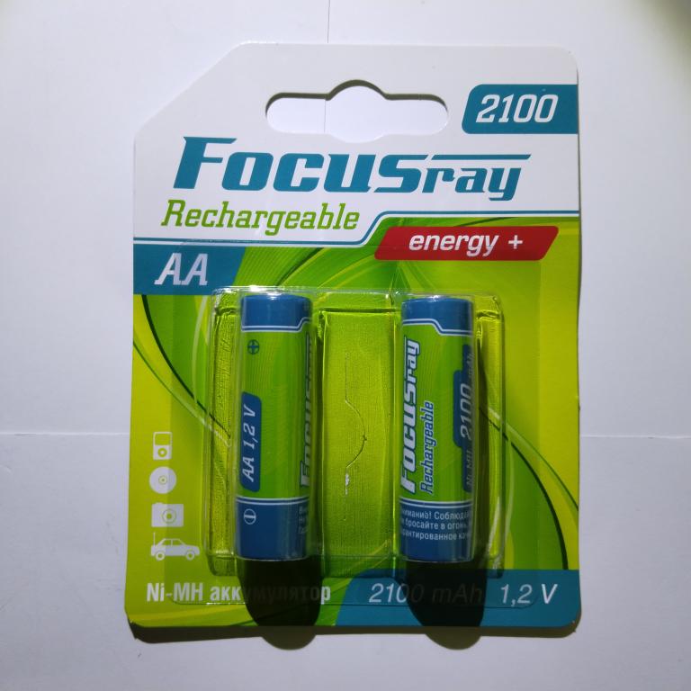 Аккумулятор FocuSray Rechargeable AA 2100 mAh Ni-MN.