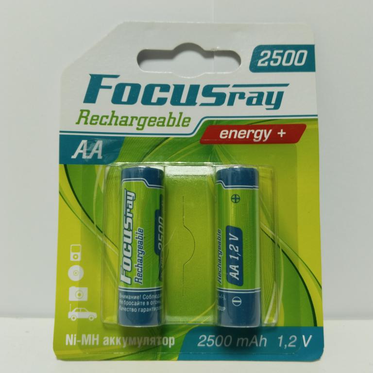 Аккумулятор FocuSray Rechargeable AA 2500 mAh Ni-MN.