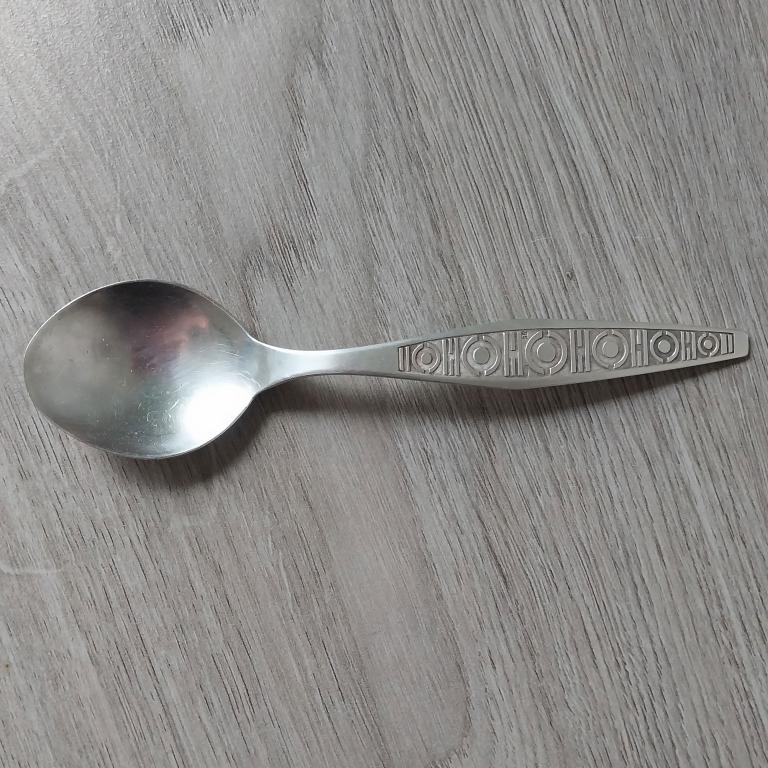Ложка серебряная десертная, 875 пр., вес - 43 г, Таллин, 1965 г.