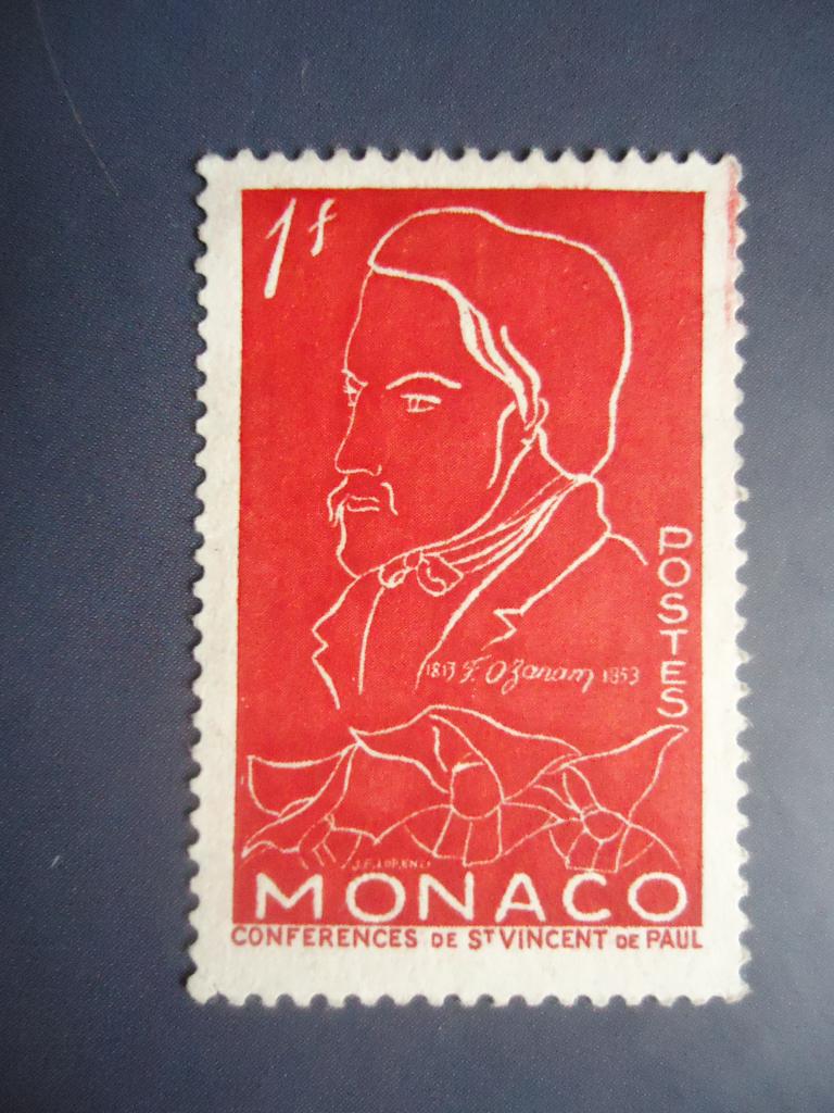1954 г.  Монако    без клея.