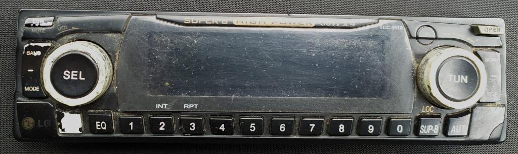 Панель автомагнитолы LG TCC 9510 рабочая