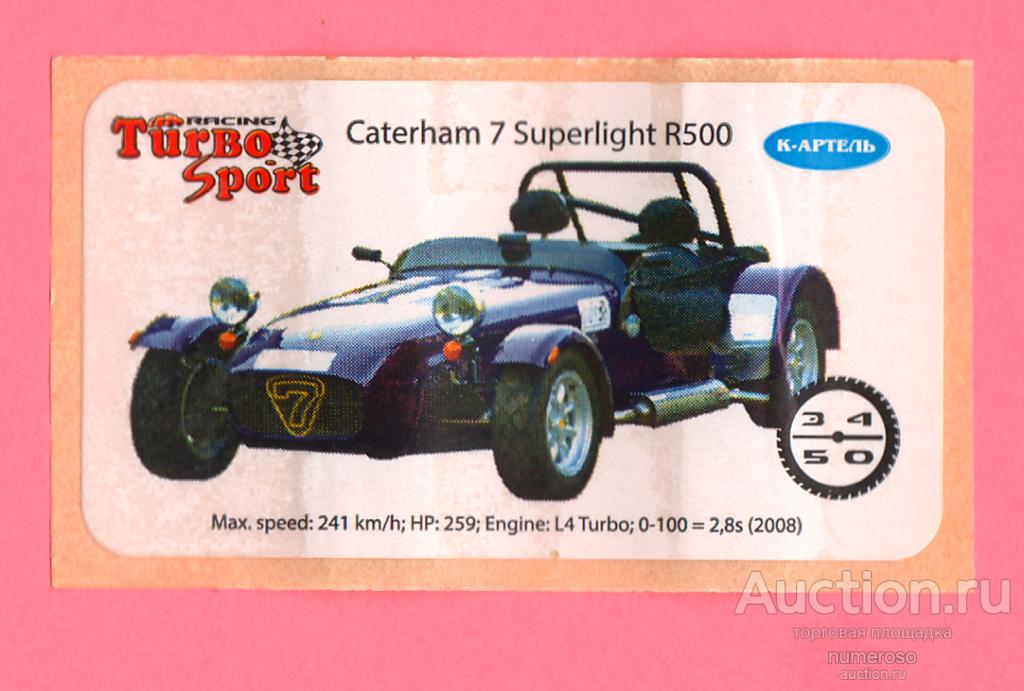 Наклейка Turbo Sport Racing № 34