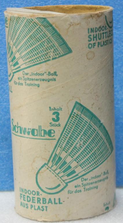 Воланы в родной упаковке Schwabe ГДР Бадминтон Германия