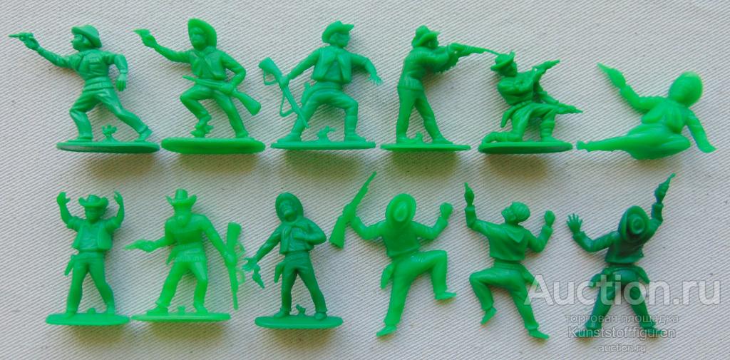 Фигуры ковбоев Jean Höfler 1/32, ФРГ.