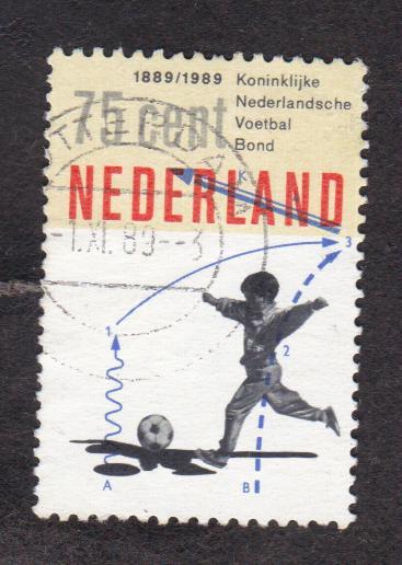 Нидерланды 1989 100 лет королевской школе футбола (2423)