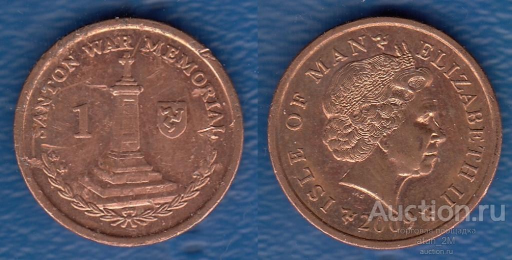 Мэн (Остров Мэн). 1 пенни. 2009 год. VF+