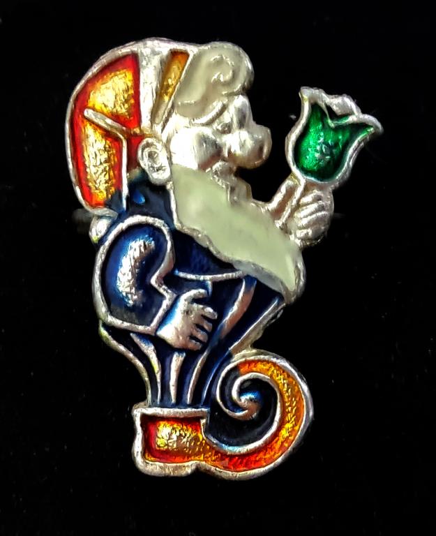 Детский. Сказка. Белоснежка и 7 гномов. Гном с цветком. мультфильм