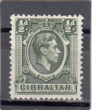GIBRALTAR  ГИБРАЛТАР  Георг VI  № 107  1938  Сост.**  MNH