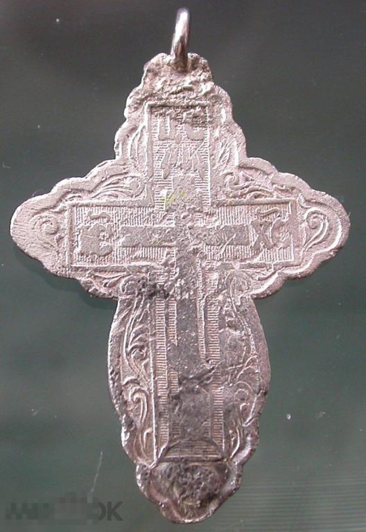 Царская Россия. Серебряный крест. 84 проба. 1.0 гр.