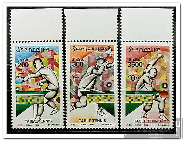 Сомали 2000 год № 836/38 " Настольный теннис " MNH**