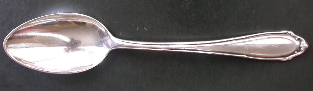 Ранний СССР. Серебряная чайная ложка. 800 проба с головой молотобойца. 24.4 гр.
