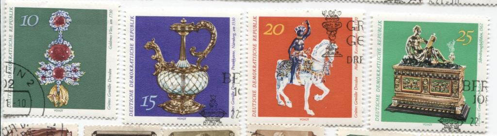 1971 Германия ГДР Дрезденская галерея Прикладное искусство 6м.гаш