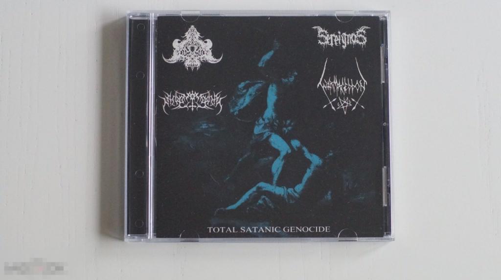 Abysmal Depths / Nicronomodez / Sereignos / Warmageddon "Total Satanic Genocide" CDR Black metal