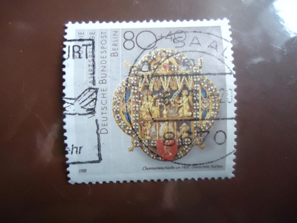 1988 г. ФРГ  Берлин  гаш. без клея.