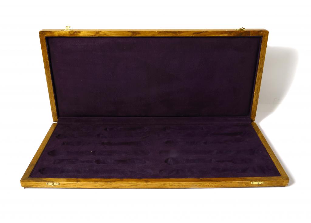 Деревянная коробка для вилок и ножей, 12 предметов.