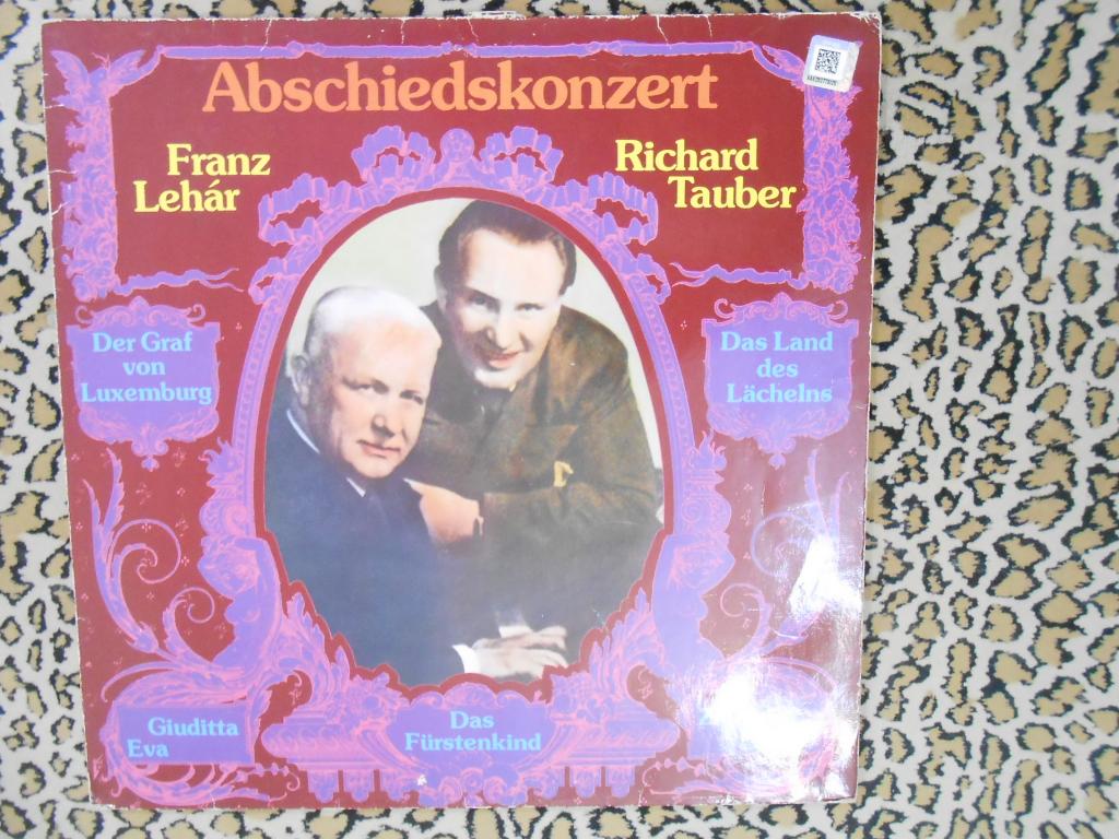 LP Franz Lehár / Richard Tauber – Abschiedskonzert
