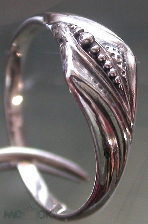 СССР. Серебряное кольцо. 925 проба со звездой. 2.1 гр. Размер 19.