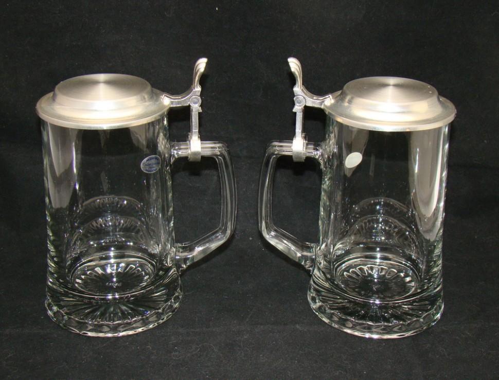 Пивные кружки с крышками 2 шт. (M943)