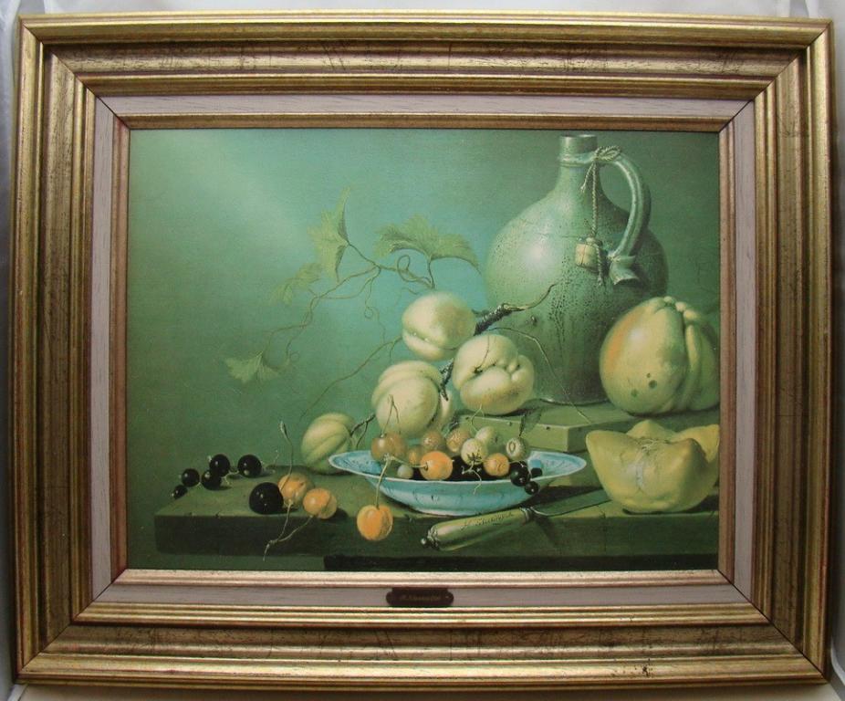 Картина репродукция винтажная натюрморт (M141)