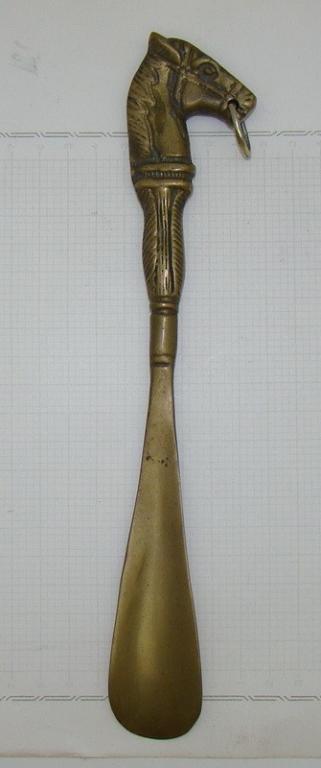 Рожок для обуви бронзовый Лошадь (Z038)