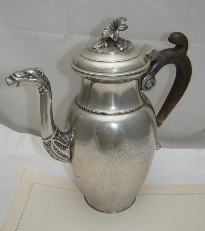 Антикварный кофейник в стиле Ампир 1,5 л (M872)