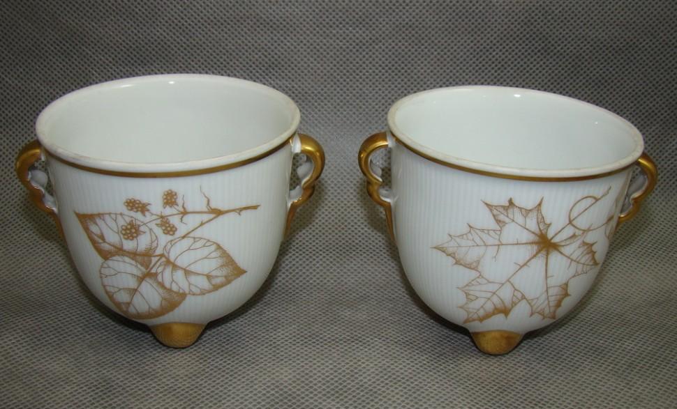 Freiberger чашечки кашпо фарфоровые винтажные 2 шт. (M327)