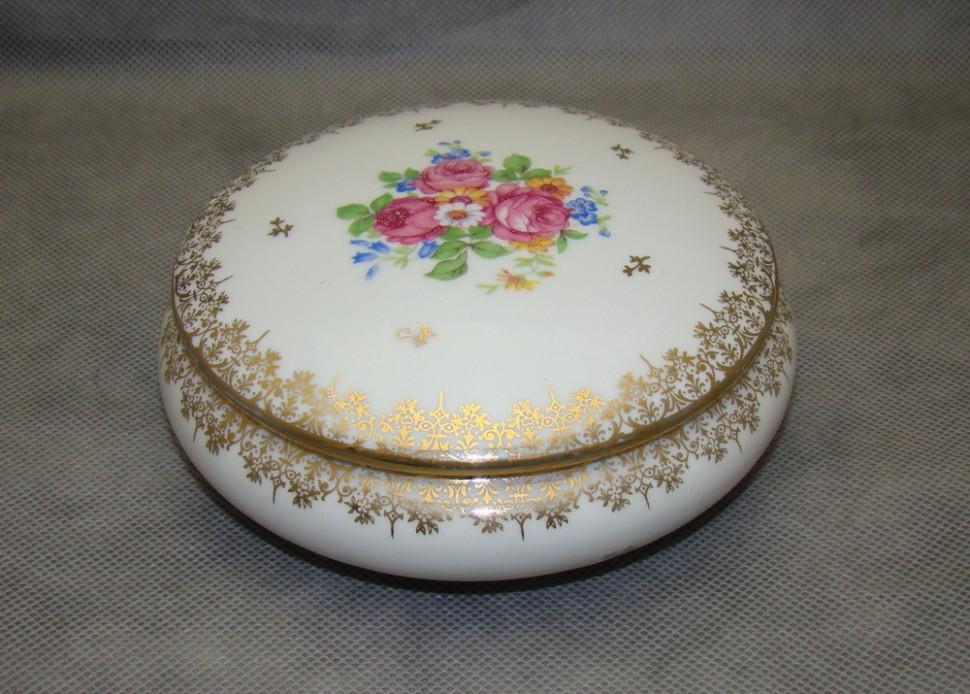 Limoges шкатулка фарфоровая винтажная (Z115)