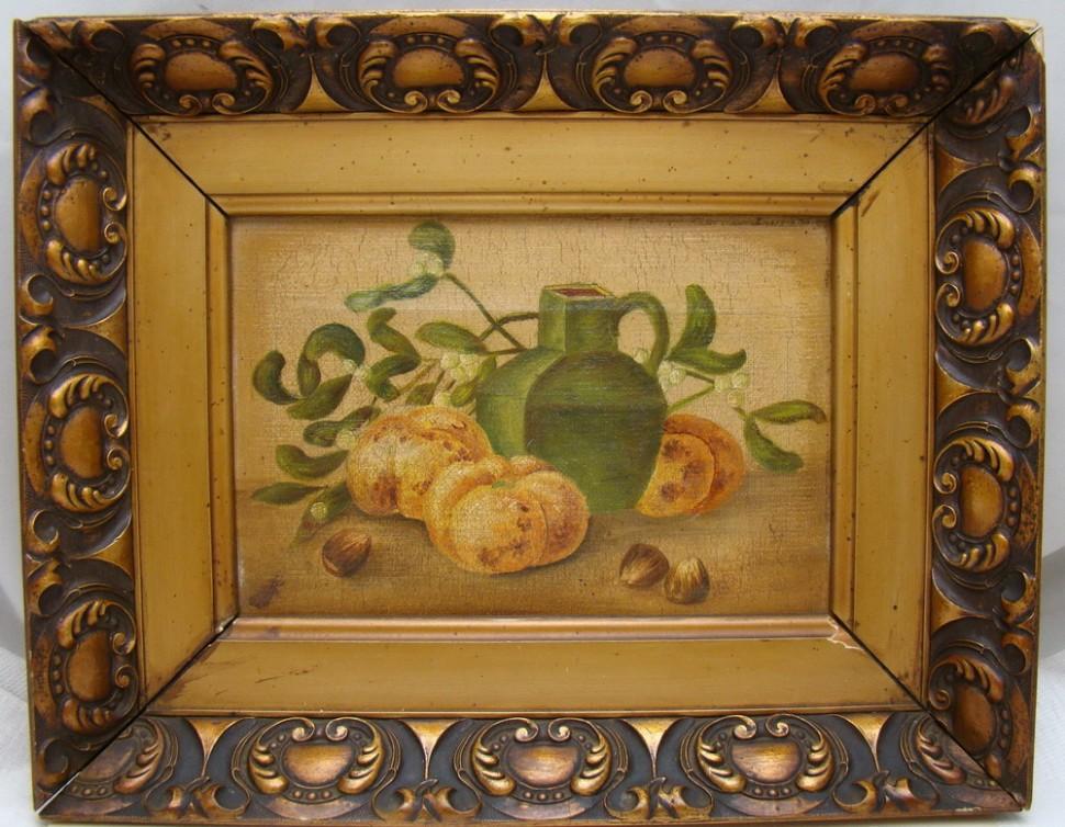 Картина старинная натюрморт (M883)