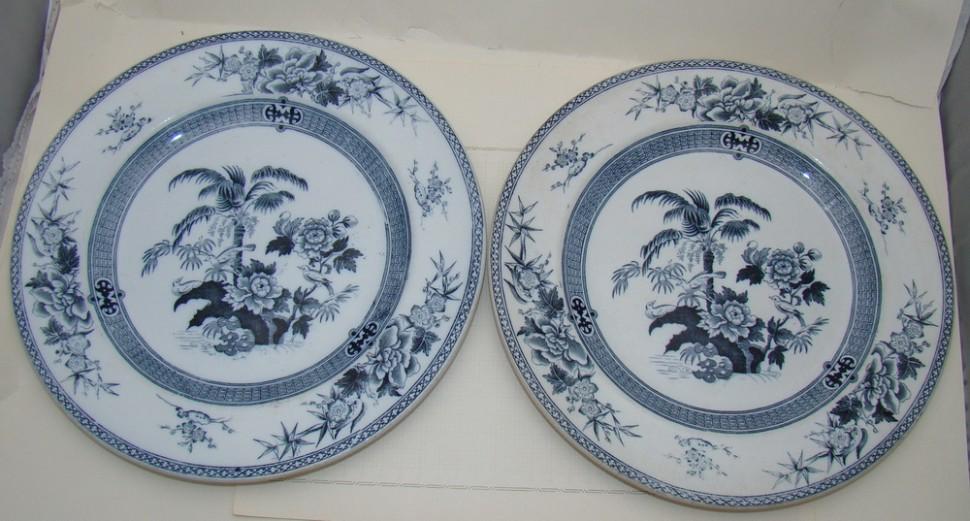 Wedgwood тарелки старинные Пальма 2 шт. (A351)