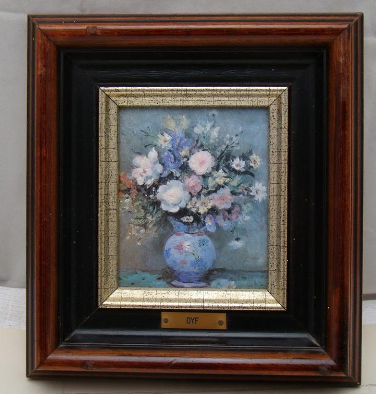 Картина репродукция Ваза с цветами Marcel Dyf (M959)