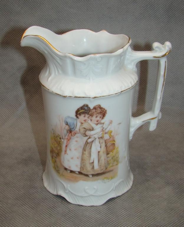 Carl Tielsch молочник старинный фарфоровый (M987)