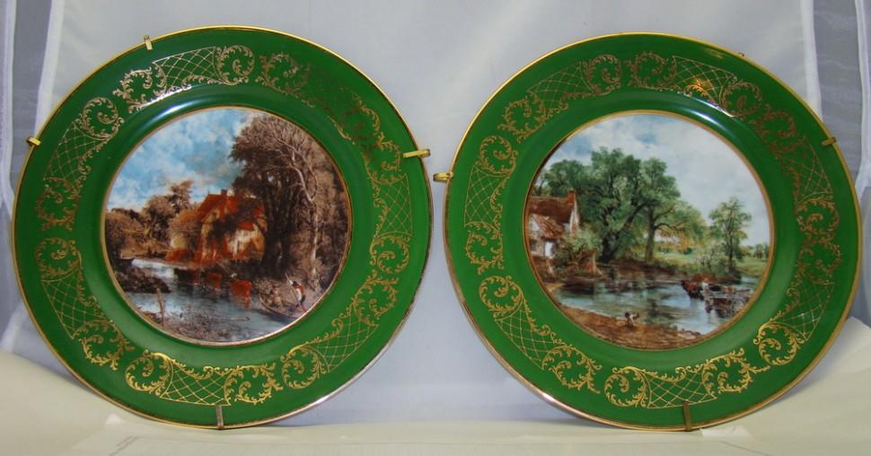 Limoges тарелки кабинетные 2 шт. (Y975)