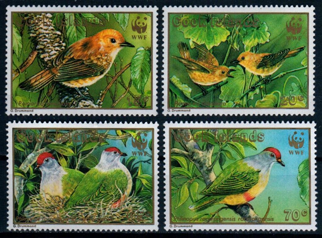 Острова Кука 1989 птицы, MNH