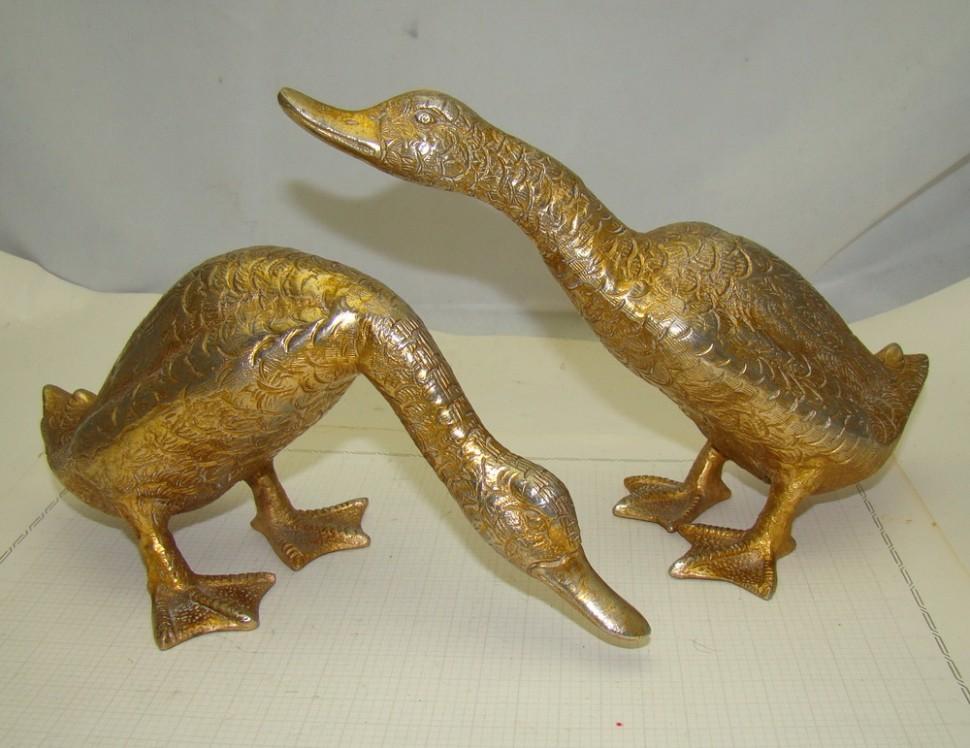 Фигурки винтажные большие Гуси (Y692)
