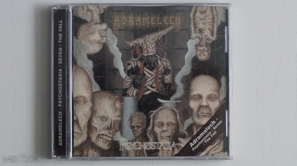 Adramelech "Psychostasia / Seven / The Fall" CD UK, 2003 Death Metal
